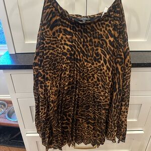 Leopard Print Skirt by Ralph Lauren